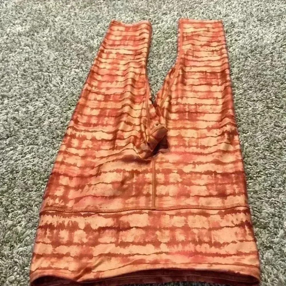 Athleta‎ orange and coral workout pants